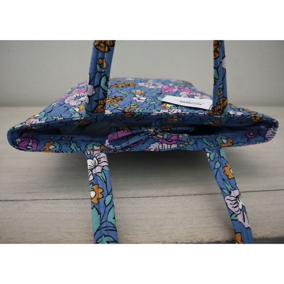 Vera Bradley 51135-20337 Womens Blue Wild Prairie Small North South Tote Bag - Picture 6 of 9